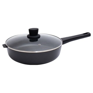 AURA 艾樂 台灣公司貨 電磁爐適用 花崗岩萬用不沾鍋/平煎鍋, 1個, 24cm