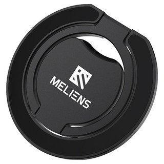 멜리언스 듀얼 마그네틱 맥세이프 링홀더 프로 알루미늄 자석거치대 그립 스마트톡, 블랙, 1개