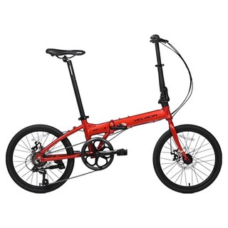 Velosia Miniride 20 Urban 輕量鋁合金7段摺疊小徑車 自行車, 160cm, 1個, 太空紅