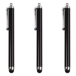 Varico 極細平板智慧型手機電容式觸控筆, 黑色, 3個