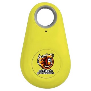 POWERCAT 寶護者 藍牙防丟器 附電池, 1個, 水滴黃