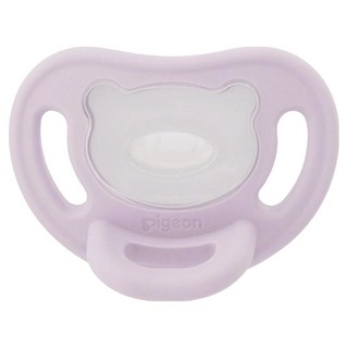 pigeon 貝親 全矽膠安撫奶嘴 S, 0~3個月, 紫羅蘭, 1個