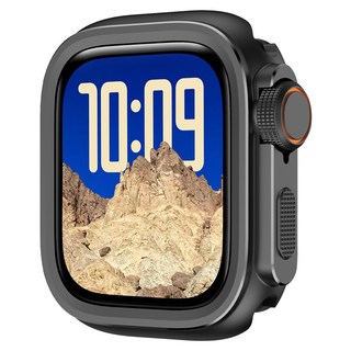 BUILTIN Apple Watch 金屬 Ultra 變身保護殼, 1個, 極致黑