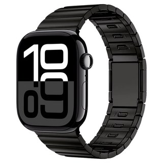 BUILTIN Apple Watch 金屬磁吸Ultra鏈式錶帶, 1個, 極致黑