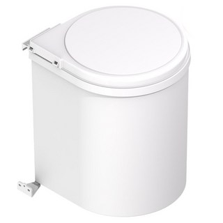 Hailo solo 連動掀蓋垃圾桶 502.12.729 白色, 1層