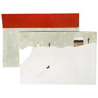 KerKerland 插畫信封袋, 6個裝, 寧靜冬日