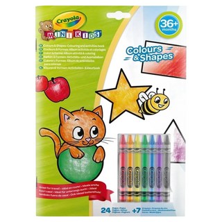 Crayola 繪兒樂 幼兒蠟筆著色本組, 1套, 混和顏色