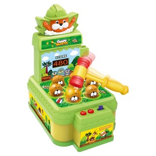 love color 樂彩森林 歡樂打地鼠計分遊戲組, 1套, 歡樂打地鼠 綠色