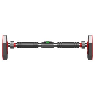 免打孔高階室內單槓單槓120~160, 黑色 + 紅色