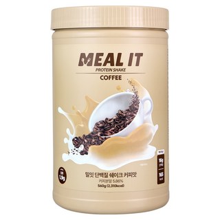 MealIt 蛋白質奶昔 咖啡口味, 1個, 560g