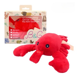 Baby Garden 安撫奶嘴娃娃霸王 小龍蝦, 紅色, 1個