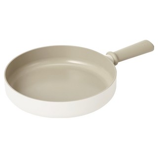 NEOFLAM 台灣公司貨 迷你Chouchou系列 陶瓷塗層平底鍋 全覆底 奶杏色, 1個, 24cm