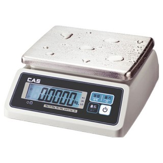 CAS 防水型LCD電池式簡易計重秤 30kg, SWII-30CW, 1個