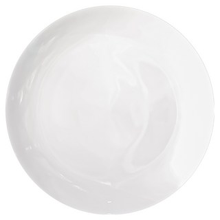 HANKOOK CHINAWARE 骨瓷 Cooing 圓形盤, 1個, 白色