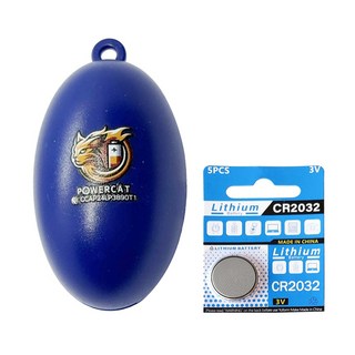 POWERCAT 寶護者 藍牙防丟器 送電池 橢圓, 1個, 深藍色