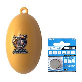 POWERCAT 寶護者 藍牙防丟器 送電池 橢圓, 1個, 黃色