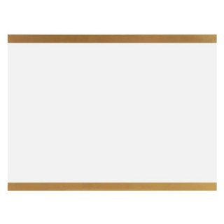 TRENY 海報證書展示廣告框 A4 橫式, 金色, 1個