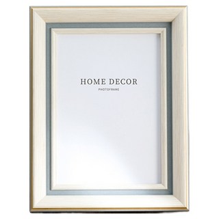 iINDOORS 弧邊復古相框 附立架 6 x 8吋 200g, 1個, 木紋白色