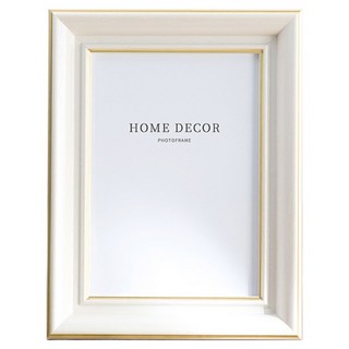 iINDOORS 弧邊復古相框 附立架 6 x 8吋 200g, 1個, 羽白色