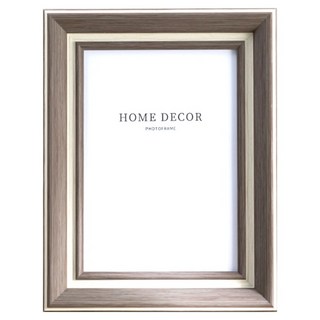 iINDOORS 弧邊復古相框 附立架 6 x 8吋 200g, 1個, 棕色