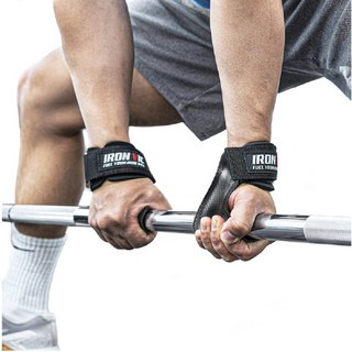 아이언빅 퀵그립 헬스 스트랩, 블랙, 1세트