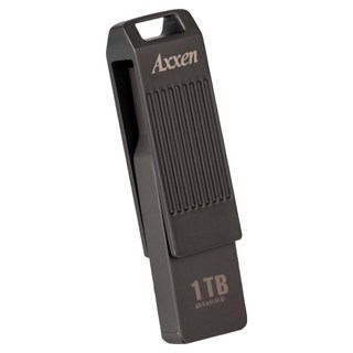 Axxen PS30 超高速 450MB/s 旋轉式 超小型 便攜式 金屬 外接 PSSD PS30, 黑色, 1TB