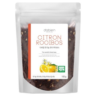 다비앙 유기농 유자 루이보스 잎차, 100g, 1개