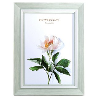 iINDOORS 清新復古相框 含立架 185g, 1個, 淺湖綠色