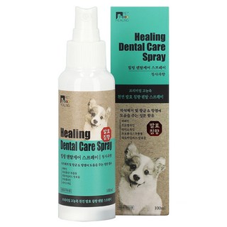힐링펫푸드 강아지 발효침향 덴탈케어 스프레이 입냄새 치석제거, 1개, 100ml