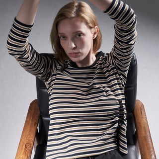 Olivia Lauren 女款 REVV 多色條紋 T恤 VVSAL5F7231