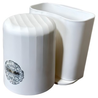 YOYOKI 維京黏掛牙刷杯架, 1套, 白色