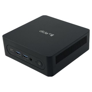 디클 2025 미니 PC N-시리즈 인텔12세대, 블랙, 16GB, 128GB, WIN11 Home, T12