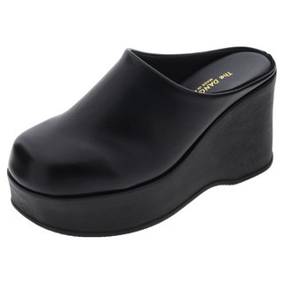 단골언니 여성용 드리머 사무실 슬리퍼 통굽 웨지힐 키높이 9cm