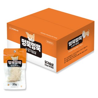 멍묵멍묵 강아지 통살 간식 100p, 1개, 2kg, 순닭가슴살