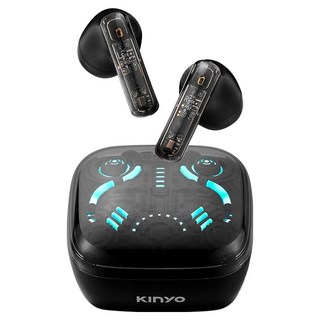 Kinyo 炫光電競無線藍牙耳機, 黑色, BTE-3909