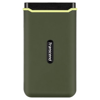 Transcend 創見 防震外接SSD ESD380C, 軍綠色, 1TB