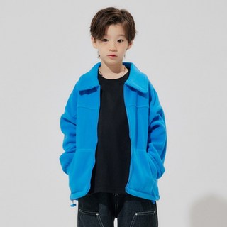 바브키즈 카라 후리스 점퍼