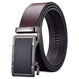 本革職人 男仕簡約經典時尚系列自動扣真皮皮帶 金屬磨砂款