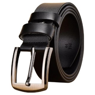 本革職人 男仕經典原色主義針扣式真皮皮帶