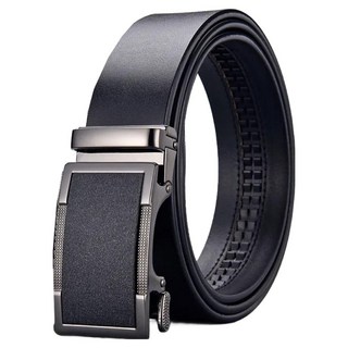 本革職人 男仕簡約經典時尚系列自動扣真皮皮帶 金屬磨砂款