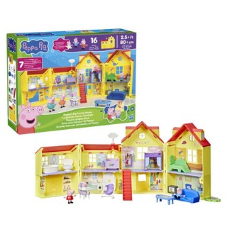 Hasbro 孩之寶 佩佩豬 大型家庭房屋公仔套組 G0508, 1套, 混合顏色