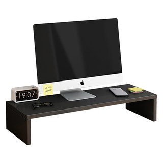 엠디유마켓 프리미엄 심플 모니터 받침대, 블랙