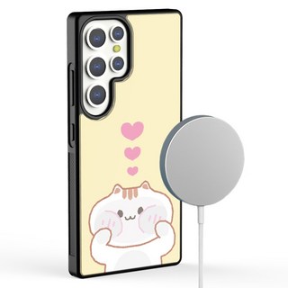 웨이브스튜디오 모찌친구들 아크릴 맥세이프 휴대폰 케이스