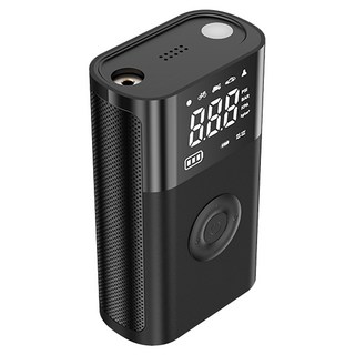 領先者 多用途5200mAh大容量無線智能打氣機 P31, 1個, 黑色