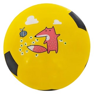 新台圖書 樂彩森林兒童運動足球, 1個, 黃色