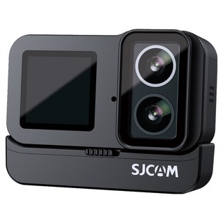 Sjcam 雙螢幕雙鏡頭觸控式全機防水型夜視運動攝影機 標準版 4K 1個, 黑色, SJ20