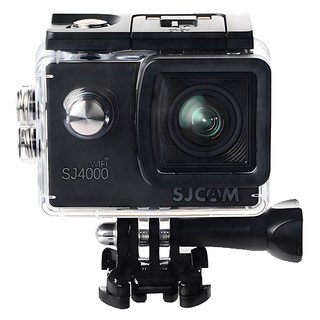 FLYone SJCAM 防水運動攝影機/行車記錄器 4K高清 1個, 黑色, SJ4000 WIFI