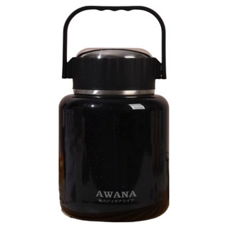 AWANA 日式繽紛悶燒罐 MH-1100, 1個, 黑色, 1.1L
