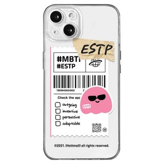 hottmall MBTI系列 ESTP 透明手機殼