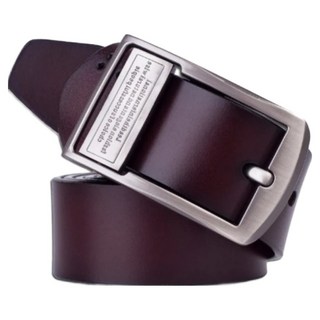 本革職人 美式休閒個性扣頭針扣式真皮皮帶